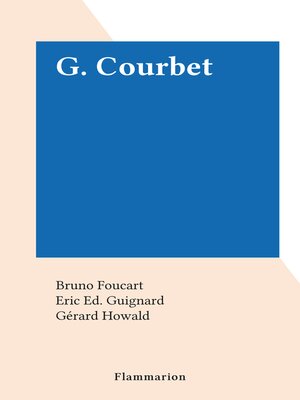 cover image of G. Courbet